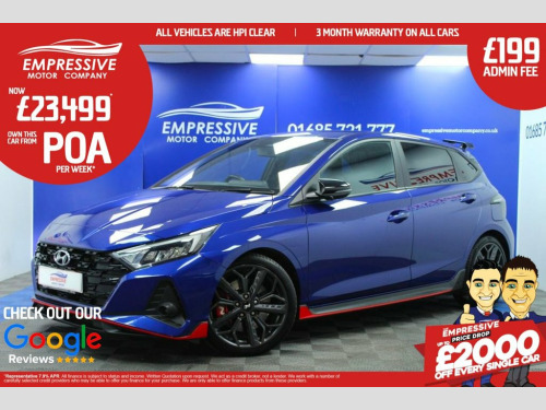 Hyundai i20  1.6 T-GDi N Hatchback 5dr Petrol Manual Euro 6 (s/ 