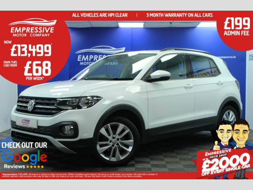Volkswagen T-Cross  1.0 TSI SE SUV 5dr Petrol Manual Euro 6 (s/s) (95  