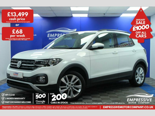 Volkswagen T-Cross  1.0 TSI SE SUV 5dr Petrol Manual Euro 6 (s/s) (95  