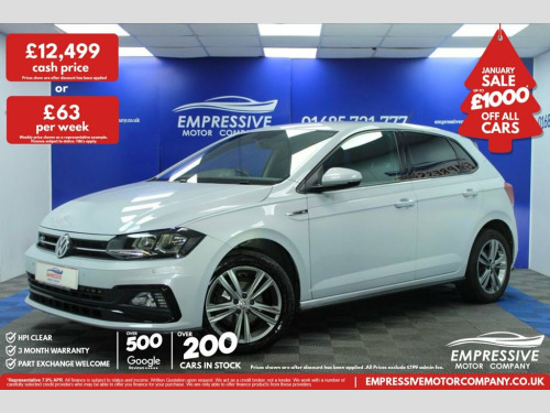 Volkswagen Polo  1.0 TSI GPF R-Line Hatchback 5dr Petrol Manual Eur 