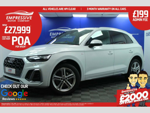 Audi Q5  2.0 TFSI 45 S line SUV 5dr Petrol S Tronic quattro
