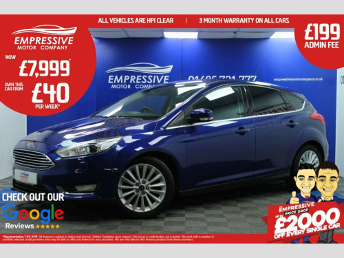 Ford Focus  1.5 TDCi Titanium X Hatchback 5dr Diesel Manual Eu