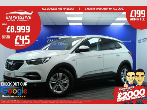 Vauxhall Grandland X  1.5 Turbo D BlueInjection SE SUV 5dr Diesel Manual