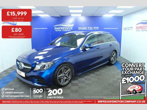 Mercedes-Benz C-Class  2.0 C220d AMG Line (Premium) Estate 5dr Diesel G-T 
