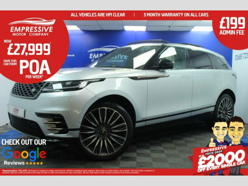 Land Rover Range Rover Velar  2.0 D240 R-Dynamic HSE SUV 5dr Diesel Auto 4WD Eur 
