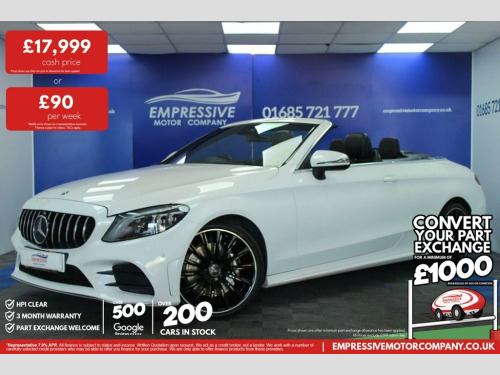 Mercedes-Benz C-Class  2.0 C300d AMG Line (Premium) Cabriolet 2dr Diesel  