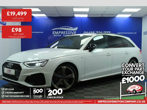 Audi A4 Avant  2.0 TDI 35 Black Edition Estate 5dr Diesel S Troni 