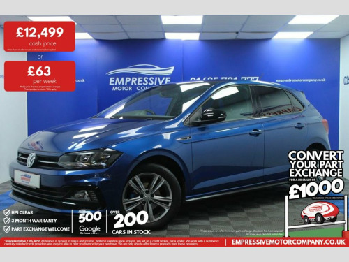 Volkswagen Polo  1.0 TSI GPF R-Line Hatchback 5dr Petrol Manual Eur 