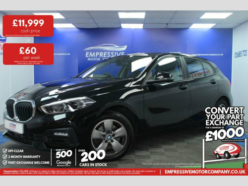 BMW 1 Series  1.5 118i SE Hatchback 5dr Petrol Manual Euro 6 (s/ 