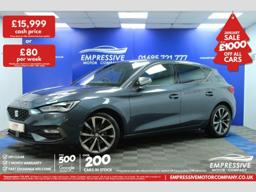 SEAT Leon  1.5 TSI EVO FR Sport Hatchback 5dr Petrol Manual E 