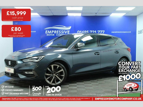 SEAT Leon  1.5 TSI EVO FR Sport Hatchback 5dr Petrol Manual E 