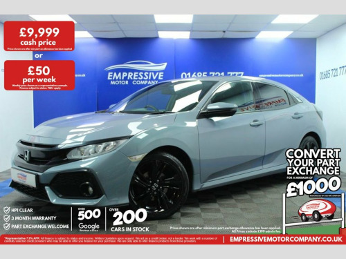 Honda Civic  1.0 VTEC Turbo SR Hatchback 5dr Petrol Manual Euro 
