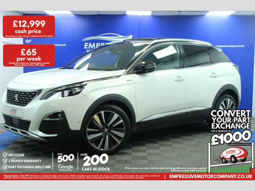 Peugeot 3008 Crossover  1.5 BlueHDi GT Line Premium SUV 5dr Diesel Manual  