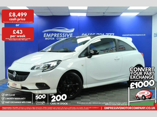 Vauxhall Corsa  1.4i ecoTEC SRi VX Line Nav Black Hatchback 3dr Pe 