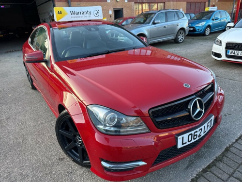 Mercedes-Benz C-Class C180 1.6 C180 BlueEfficiency AMG Sport Coupe 2dr Petrol