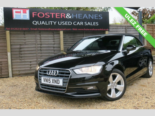 Audi A3 Cabriolet  1.4 TFSI CoD Sport Convertible 2dr Petrol S Tronic