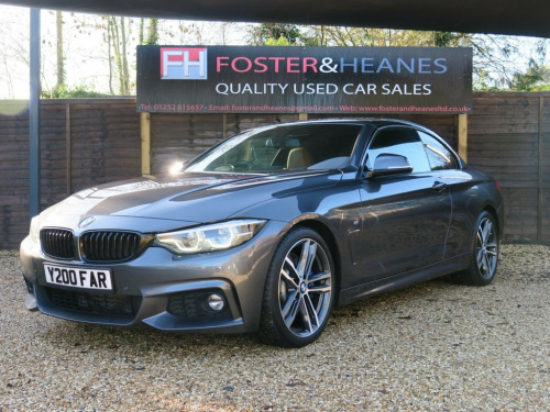 BMW 4 Series  3.0 430d M Sport Convertible 2dr Diesel Auto Euro  