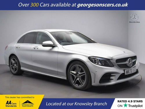 Mercedes-Benz C-Class C200 1.5 C200 MHEV EQ Boost AMG Line Saloon 4dr Petrol 