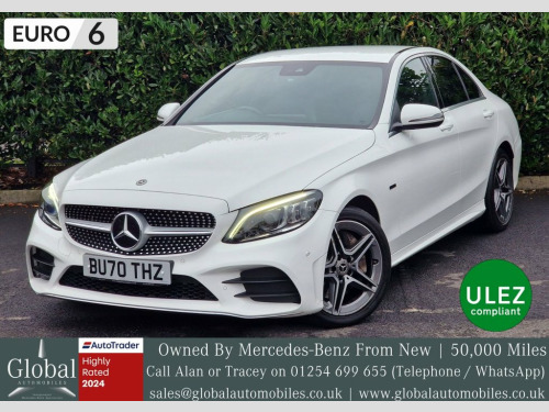 Mercedes-Benz C-Class C300 C300DE AMG LINE EDITION 2.0 4d 306 BHP ONE OWNER |