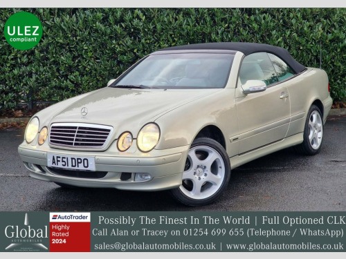 Mercedes-Benz CLK CLK320 3.2 CLK320 ELEGANCE 2d AUTO 218 BHP 1 DOCTOR OWNER