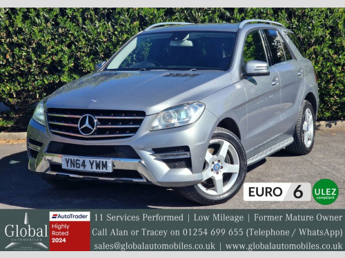 Mercedes-Benz M-Class ML350 3.0 ML350 V6 BlueTEC AMG Sport SUV 5dr Diesel G-Tr