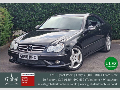 Mercedes-Benz CLK CLK200 Kompressor 1.8 CLK200 Kompressor Sport Coupe 2dr Petrol Autom