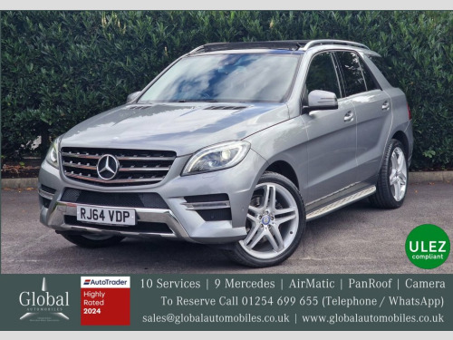 Mercedes-Benz M-Class ML350 3.0 ML350 V6 BlueTEC AMG Line SUV 5dr Diesel G-Tro