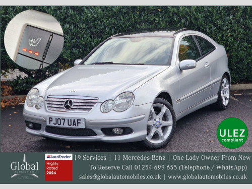 Mercedes-Benz C-Class C200 Kompressor 1.8 C200 Kompressor Sport Edition Coupe 2dr Petrol