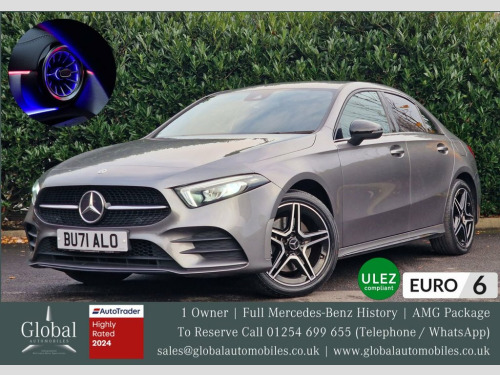 Mercedes-Benz A-Class  1.3 A250e 15.6kWh AMG Line Edition Saloon 4dr Petr