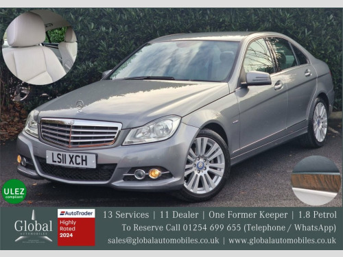 Mercedes-Benz C-Class C180 1.8 C180 BlueEfficiency Elegance Saloon 4dr Petrol 