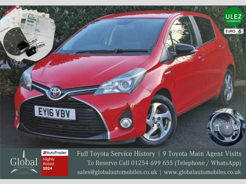 Toyota Yaris  1.5 VVT-h Icon Hatchback 5dr Petrol Hybrid E-CVT E 