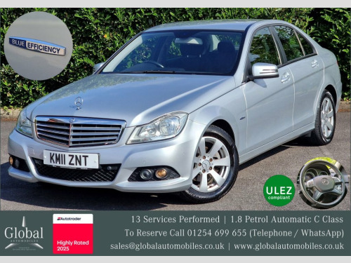 Mercedes-Benz C-Class C180 C180 BLUEEFFICIENCY SE 1.8 4d 155 BHP AUTO PETROL  