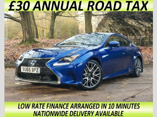 Lexus RC  2.5 300h F Sport Coupe 2dr Petrol Hybrid CVT Euro 