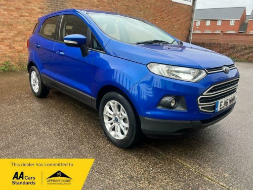 Ford EcoSport  1.0T EcoBoost Zetec SUV 5dr Petrol Manual 2WD Euro 6 (s/s) (125 ps)