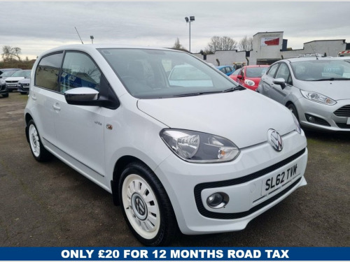 Volkswagen up!  1.0 up! White Hatchback 5dr Petrol Manual Euro 5 (