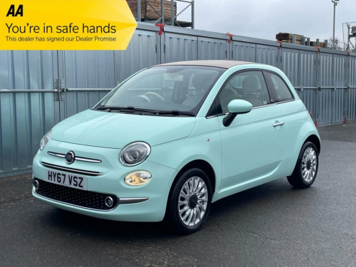 Fiat 500C  1.2 Lounge Convertible 2dr Petrol Dualogic Euro 6 