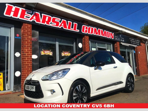 Citroen DS3  1.6 E-HDI DSTYLE 3d 90 BHP EXCELLENT HISTORY 12 MO