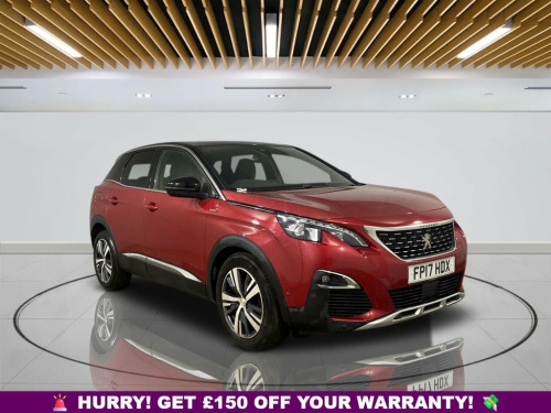 Peugeot 3008 Crossover  1.2 PURETECH S/S GT LINE 5d 130 BHP | Extended War