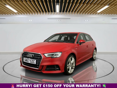 Audi A3  1.5 TFSI S LINE 5d 148 BHP | Extended Warranties| 