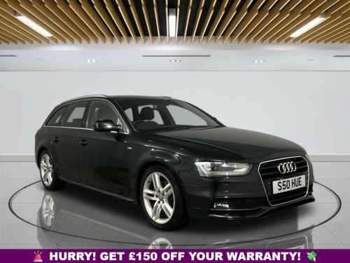 Audi A4  2.0 AVANT TDI S LINE NAV 5d 148 BHP | Extended War
