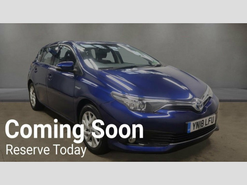 Toyota Auris  1.8 VVT-h Icon Tech Hatchback 5dr Petrol Hybrid CV