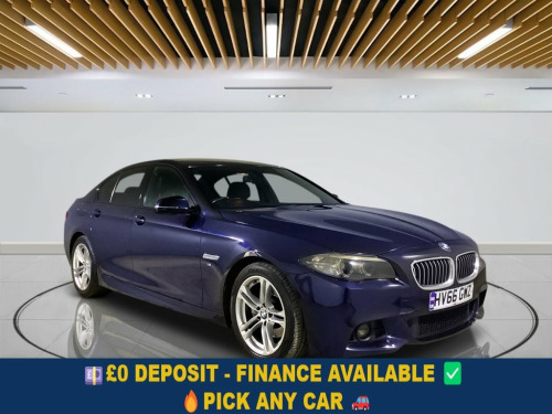 BMW 5 Series  2.0 520d M Sport Saloon 4dr Diesel Auto Euro 6 (s/