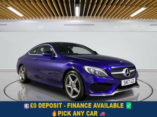Mercedes-Benz C-Class C200 2.0 C200 AMG Line (Premium) Coupe 2dr Petrol G-Tro