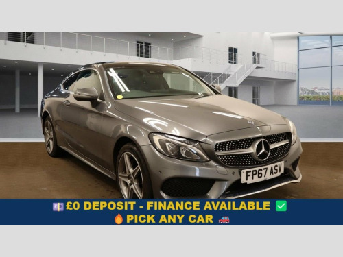 Mercedes-Benz C-Class C200 2.0 C200 AMG Line (Premium Plus) Coupe 2dr Petrol 