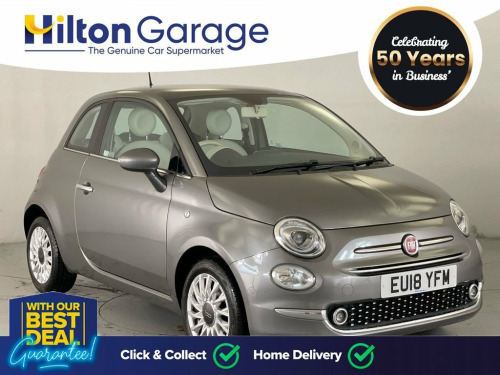 Fiat 500  1.2 LOUNGE 3d 69 BHP [PANORAMIC ROOF. BLUETOOTH]