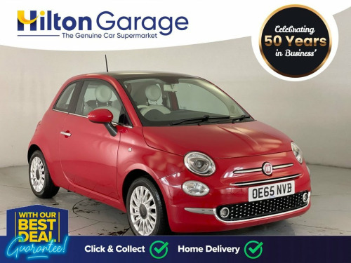 Fiat 500  1.2 LOUNGE 3d 69 BHP Fixed Glass Roof, Rear Park S