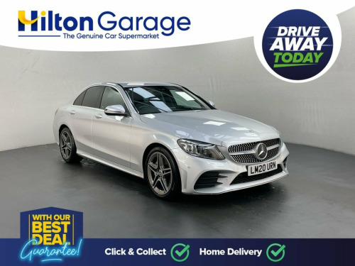 Mercedes-Benz C-Class  2.0 C 220 D AMG LINE 4d AUTO 192 BHP [SAT NAV. LEA