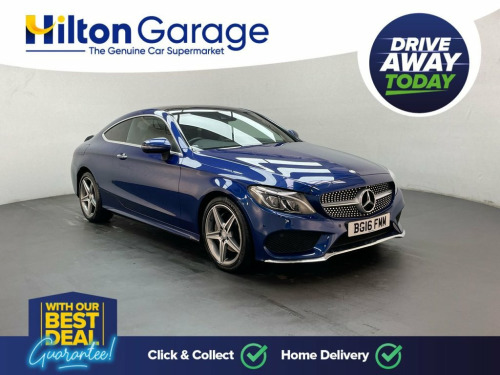 Mercedes-Benz C-Class C200 2.0 C200 AMG Line (Premium Plus) Coupe 2dr Petrol 