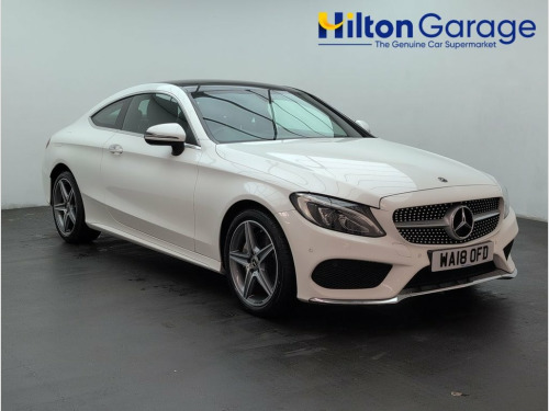 Mercedes-Benz C-Class C200 2.0 C200 AMG Line (Premium) Coupe 2dr Petrol G-Tro