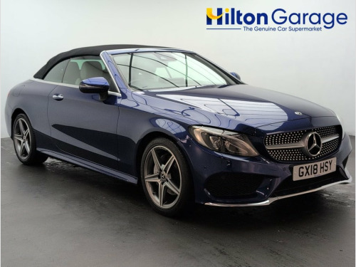 Mercedes-Benz C-Class C200 2.0 C200 AMG Line (Premium Plus) Cabriolet 2dr Pet